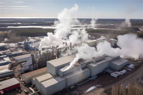 Aluminum Processing Plant With Conveyor Belt Transporting Raw