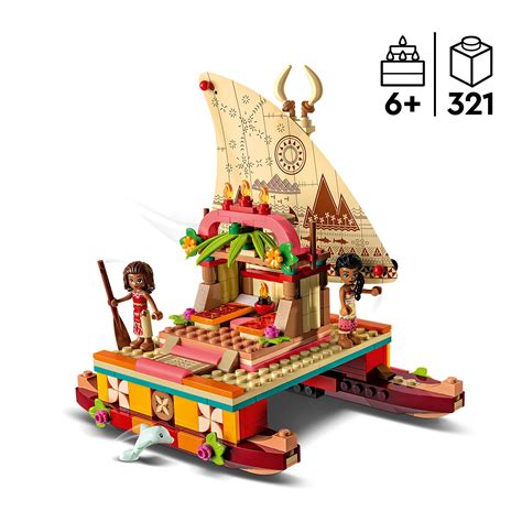 Lego Disney Moana S Wayfinding Boat