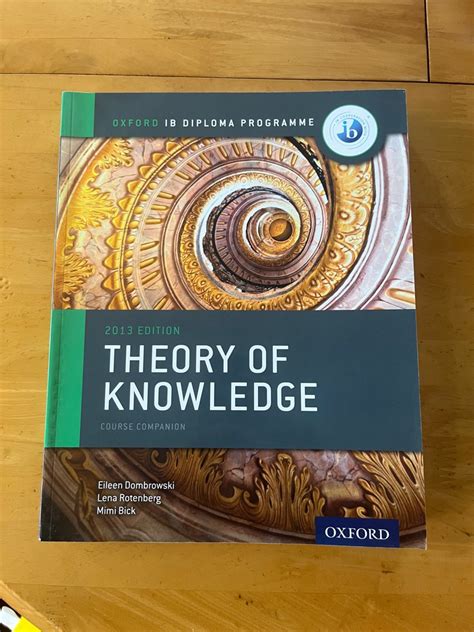 Ib Diploma Theory Of Knowledge Textbook 2013 Oxford Edition 興趣及遊戲 書本