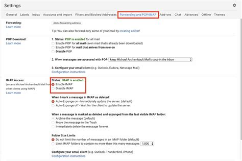 How To Enable Gmail Via Imap In Your Email Program