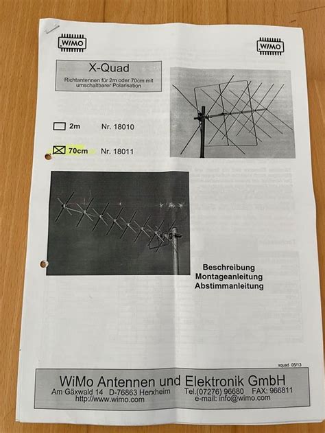 Wimo X Quad Sat Antennen F R M Und Cm Inkl Polarisation Kaufen