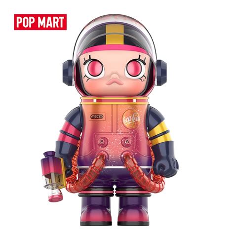 Popmart泡泡瑪特 Mega珍藏系列 400 Space Molly可口可樂手辦盲盒玩具創意收藏品 蝦皮購物