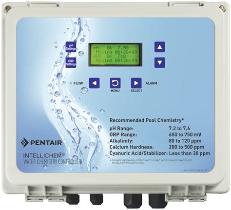 Intellichem® Water Chemistry Controller Pool Automation Pentair Pool