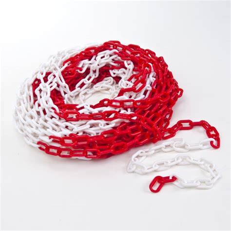 Plastic Barrier Chain RED WHITE Prosol