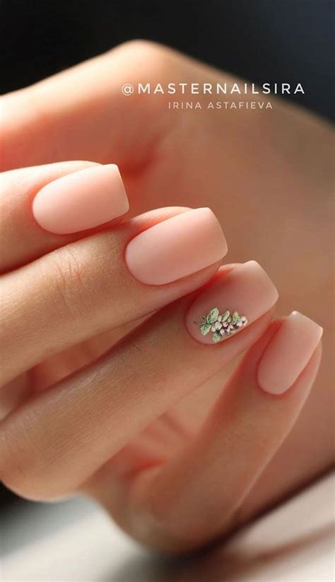 48 Most Beautiful Nail Designs To Inspire You Neutral Matte Nails In