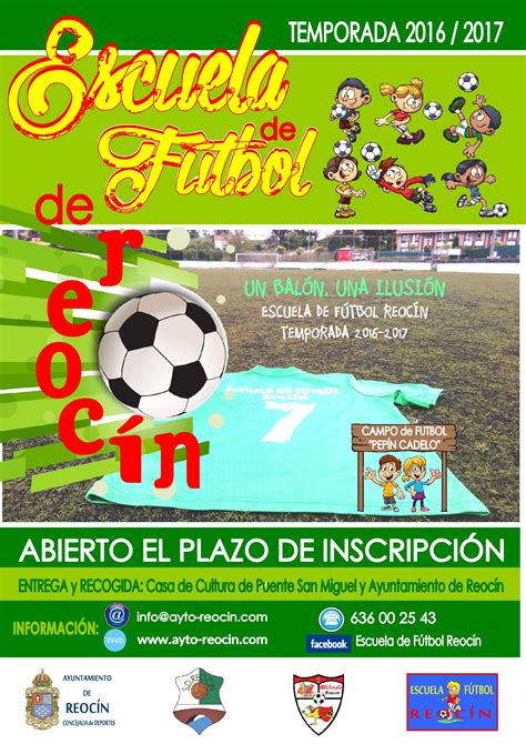 Abierto Plazo De Inscripci N De La Escuela De F Tbol De Reoc N