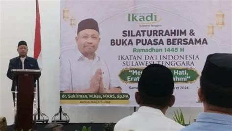 Jalin Silaturahmi Ikadi Sultra Buka Puasa Bersama Tokoh Agama