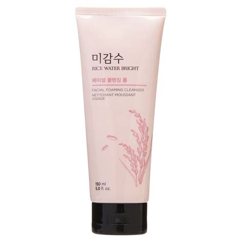 The Face Shop Rice Water Bright Facial Foaming Cleanser Ml Yesstyle