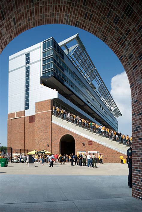 University Of Iowa Kinnick Stadium By Neumann Monson Architects