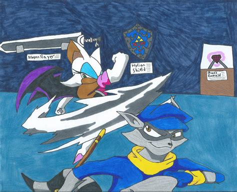 Rouge The Bat Vs Sly Cooper By Bluexorcist93 On Deviantart