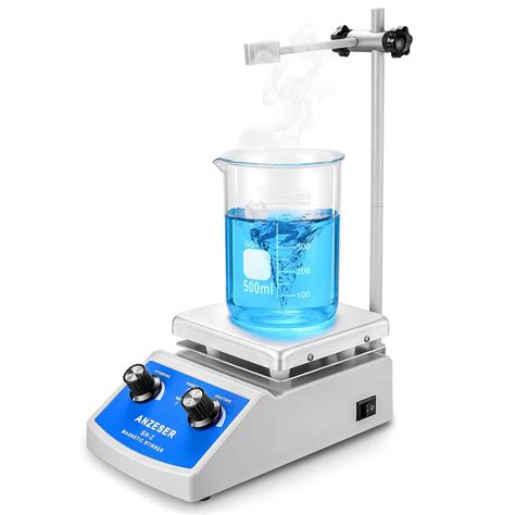 Anzeser Lab Sh 2 Magnetic Stirrer Hot Plate Stir Plate Magnetic Mixer