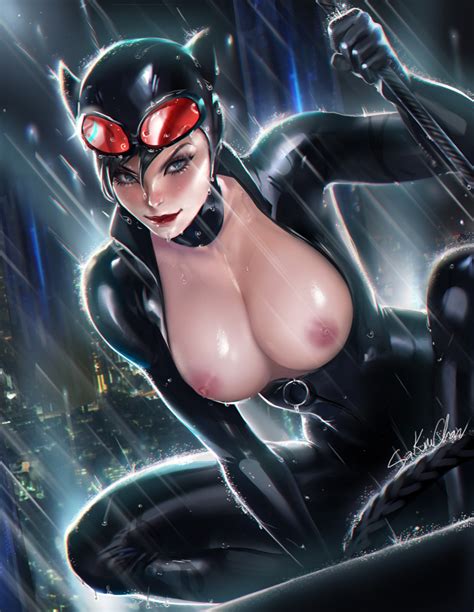 Catwoman Rainy And Horny Dc Comics Sakimichan Hentai Arena