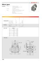 Worm Gear Reducer SC 401 H Gefeg Neckar Antriebssysteme GmbH