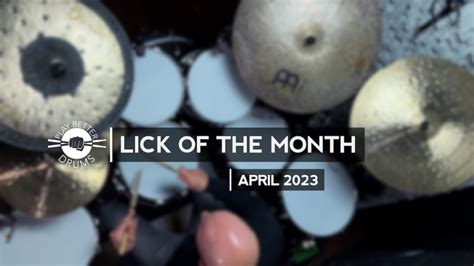 Lick Of The Month April Play Better Drums Online Drum