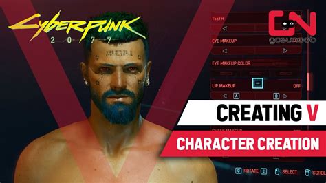 Cyberpunk Character Creation Male V Hairstyles Cyberwear