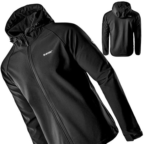 KURTKA SOFTSHELL HI TEC NETI II MĘSKA WODOODPORNA Z KAPTUREM ROZ L