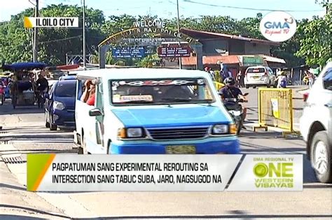 One Western Visayas Experimental Rerouting Sa Intersection Sang Tabuc