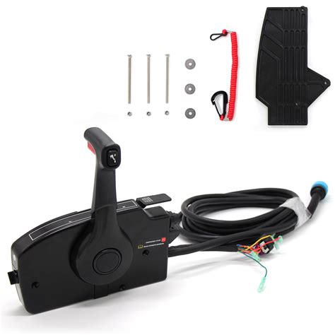 Outboard Side Mount Remote Control Mercury 881170a13 With 14core 15ft Harness Trim Switch