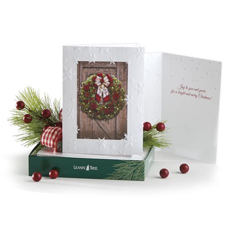 Murdoch S Leanin Tree Deluxe Embossed Holiday Card