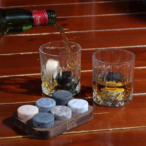 Mua Whiskey Stones T Set 6 Granite Round Beverage Chilling