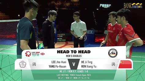 Final Lee Jhe Huei Yang Po Hsuan Tpe Vs He Ji Ting Ren Xiang Yu