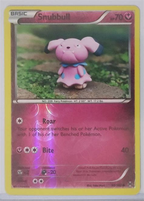 Mavin Snubbull XY BREAKthrough Reverse Holo Fairy Type