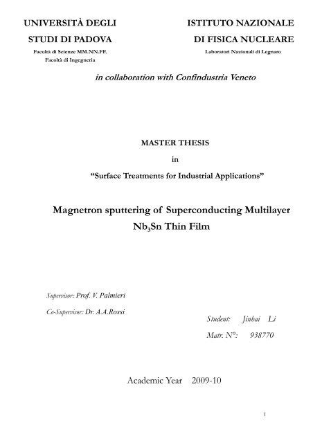 Magnetron Sputtering Of Superconducting Multilayer Nb3Sn Thin Film