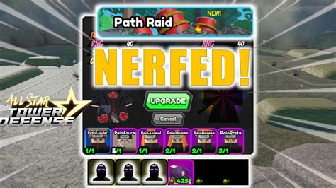 Nerfed Pain Raid Banner Units Solo Gameplay Roblox All Star