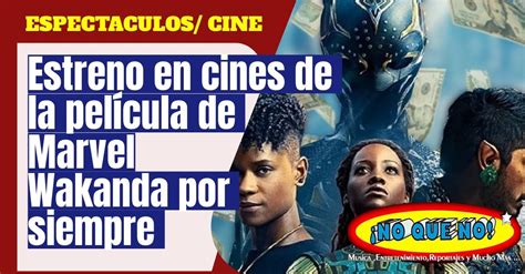 No Que No Black Panther Wakanda Forever Ya Est En Los Cines