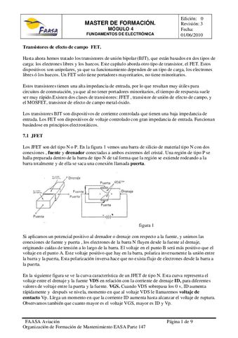 Transistores De Efecto De Campo Pdf