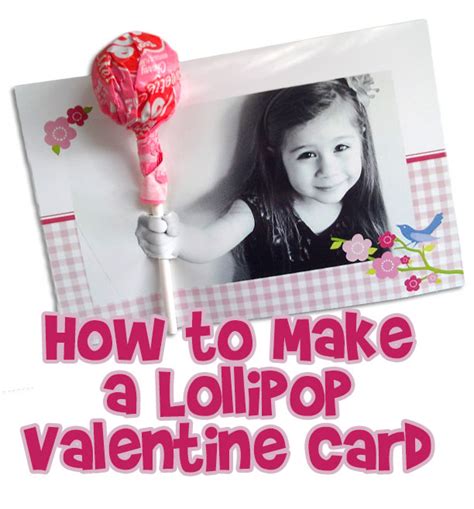 Lollipop Valentine, Invitation, or Thank You Card | Woo! Jr. Kids Activities : Children's Publishing