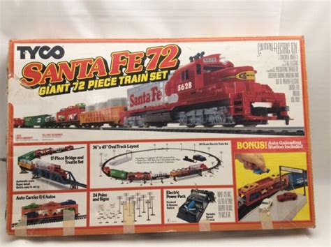 Vintage Tyco Santa Fe 72 Train Set For Sale Online Ebay