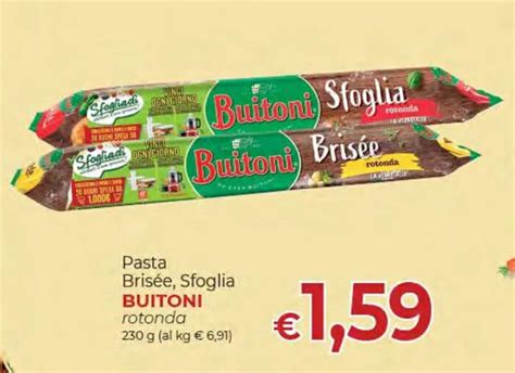 Pasta Bris E Sfoglia Buitoni Rotonda G Offerta Di Supermercati