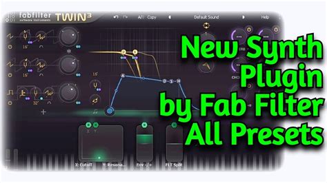 Great New Synth Vst Plugin By Fab Filter Twin Free Trial All