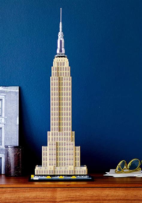 Architecture Empire State Building By Lego