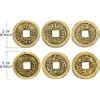 Boao Chinese Feng Shui Coins Good Luck Fortune Coin I Ching Coins For