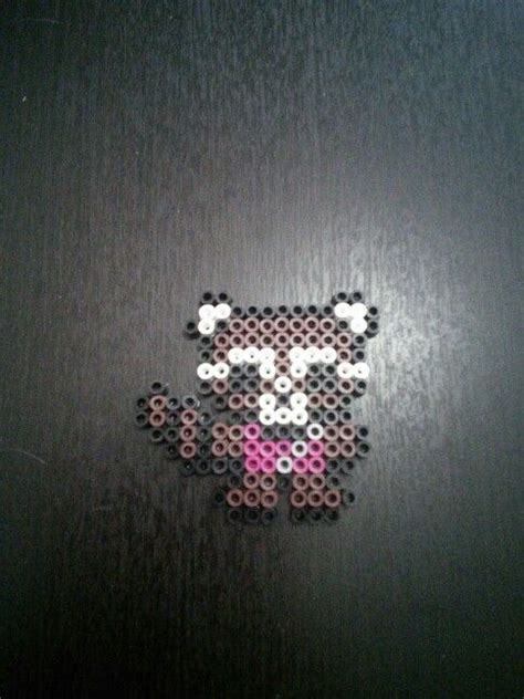 Rocket Raccoon Perler Hama Perler Bead Patterns Bead Art Perler