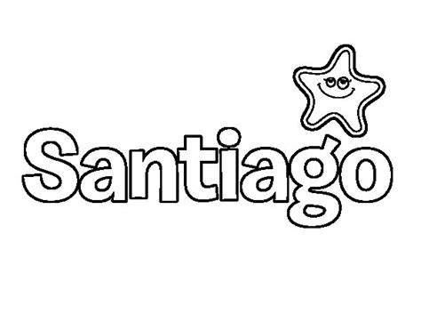 Dibujo De Santiago Para Colorear Dibujos Net