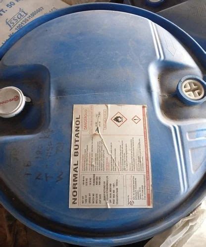 Industrial Grade Normal Butanol Chemical 200 L Drum 99 At Rs 118 Kg