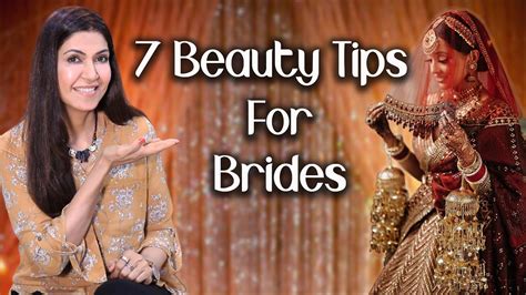 7 Beauty Tips For Brides Get Natural Glow Ghazal Siddique Youtube