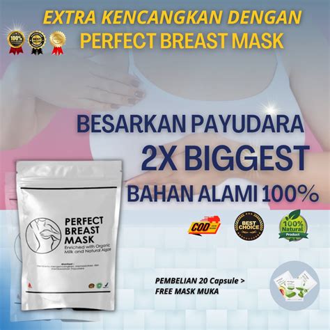 Masker Pembesar Kencang Payudara Tetek Montok Buah Dada Firming