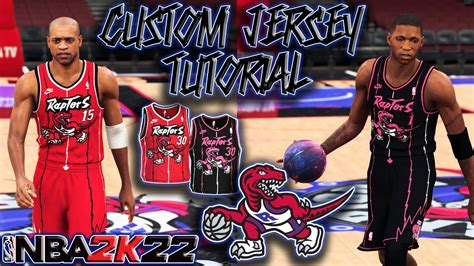 Toronto Raptors Retro Custom Jersey Tutorial How To Make Classic