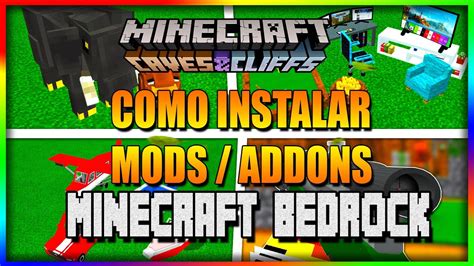 Como Instalar Addons Mods Minecraft Bedrock Youtube