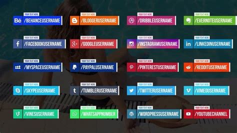 Social Media Lower Thirds Motion Graphics Templates Motion Array