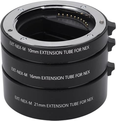 DWMD Auto Focus Macro Extension Tube Set 10mm 16mm 21mm Auto Focus