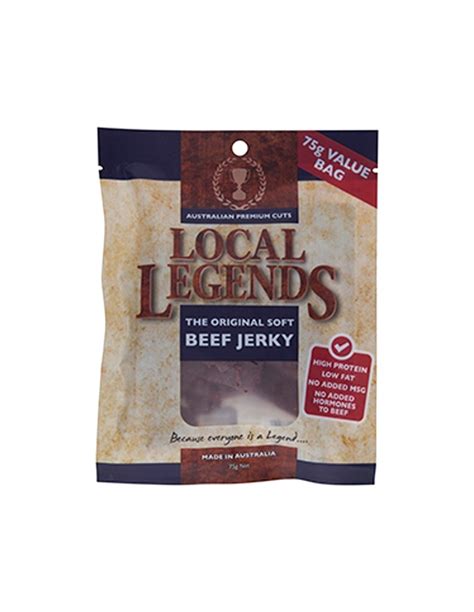 Local Legends Original Soft Beef Jerky 55g X 12