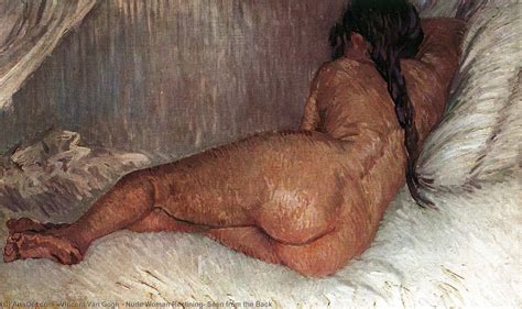 Reprodu Es De Pinturas Mulher Nua Reclining Visto De Volta Por