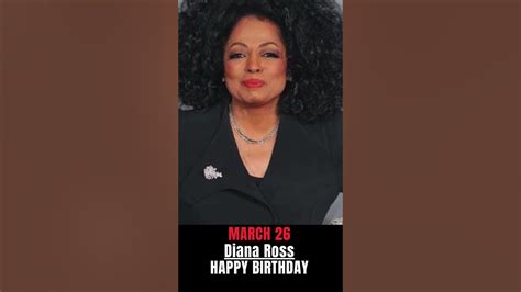 Happy Birthday Diana Ross Youtube