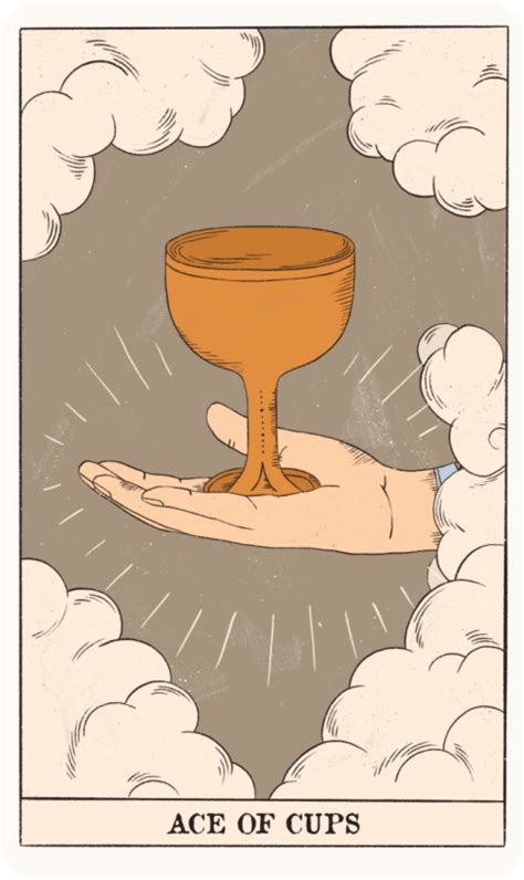 Ace Of Cups Tarot Card Lotus Tarot