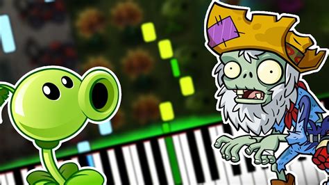 Plants Vs Zombies 2 Theme Song Modern Day Piano Tutorial Sheet